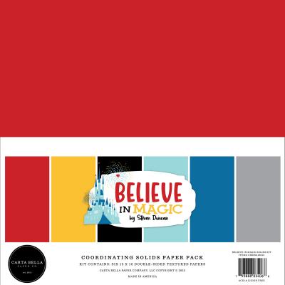 Carta Bella Believe In Magic Cardstock - Solids Kit